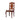 Victorian Mahogany High Back English Church Chair with Carved Crown Detail. B12671 | Bazaa | Designer, Vintage and Antique Furniture