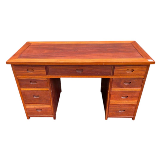 Victorian Pedestal Desk Mahogany