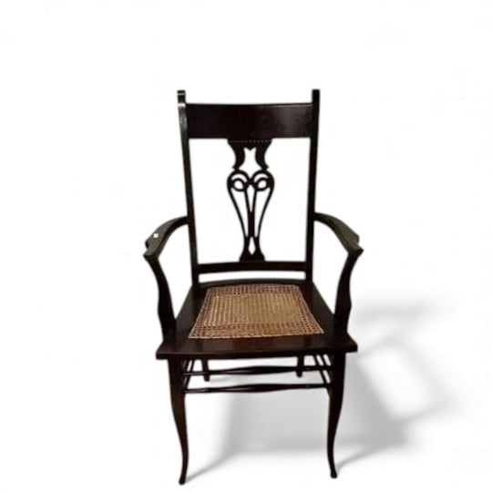 Victorian Style Rattan Dining Chairs (Set of 8)