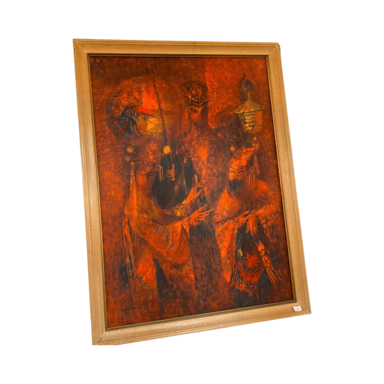 “Vietnamese Opera” Framed Art Print - Lebadang