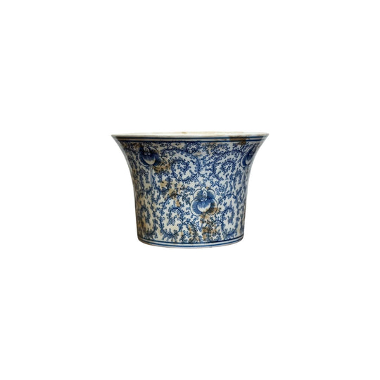 Vine Flared Porcelain Planter