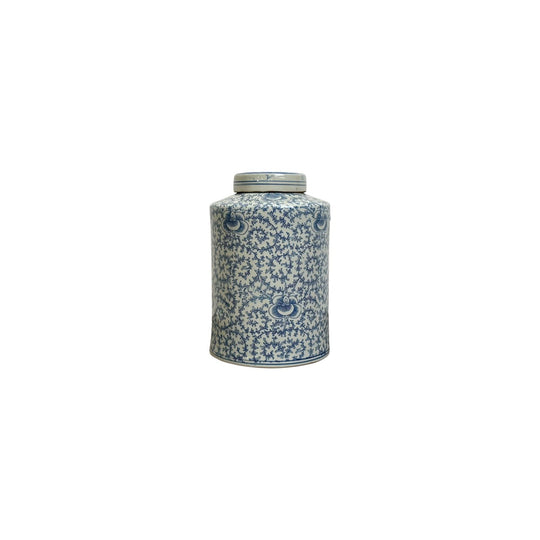 Vine & Flower Porcelain Container
