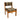 Vintage 70s Wooden Accent Chair Retro Striped Upholstery | Bazaa | Designer, Vintage and Antique Furniture