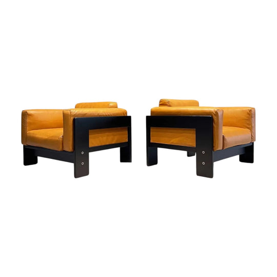 Vintage Afra and Tobia Scarpa Bastiano Lounge Chairs