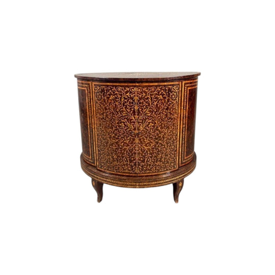 Vintage almost Antique 1920s Italian inlaid Mahogany Drinks Cabinet