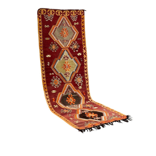 Vintage Anatolian Kilim Runner