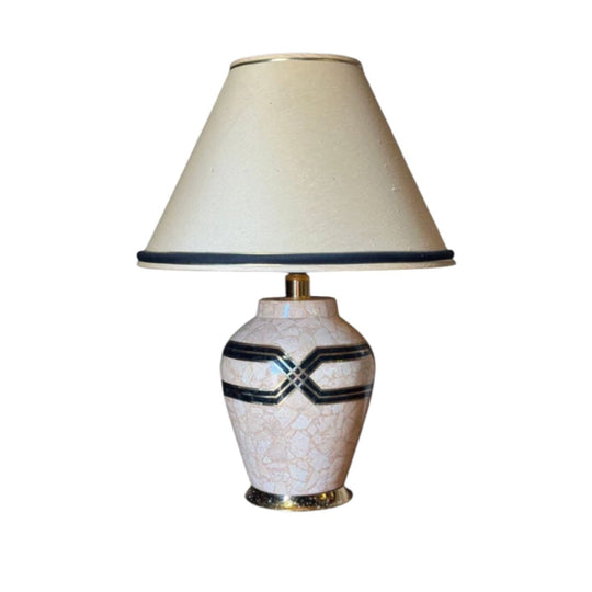 Vintage Art Deco Style Table Lamp With Original Shade