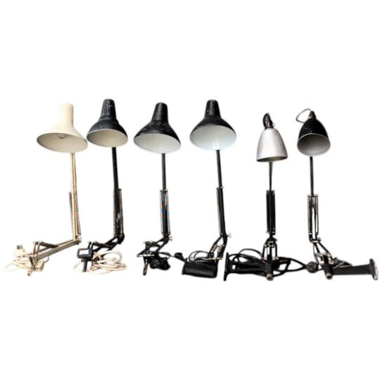 Vintage Articulated Task Lamps by Luxo and Anglepoise