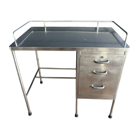 Vintage Atlas Stainless Steel Medical Desk