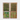 VINTAGE Balinese Blue Louvre Window Shutters | Bazaa | Designer, Vintage and Antique Furniture