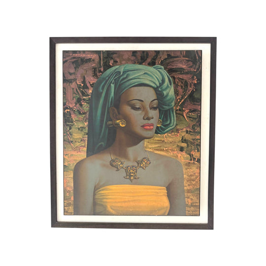 Vintage Balinese Girl print by Tretchikoff