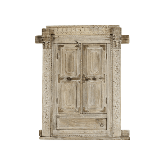 Vintage Balinese Window Panel