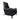 Vintage Black Leather High Back Lounge Chair | Bazaa | Designer, Vintage and Antique Furniture