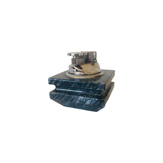 Vintage Black Marble Base single Pin Puncher