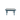 Vintage Blue Needlepoint Coffee or Side Table | Bazaa | Designer, Vintage and Antique Furniture