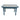 Vintage Blue Needlepoint Coffee or Side Table | Bazaa | Designer, Vintage and Antique Furniture