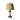 Vintage Bouillotte Style Brass Table Lamp with Silk Shade | Bazaa | Designer, Vintage and Antique Furniture