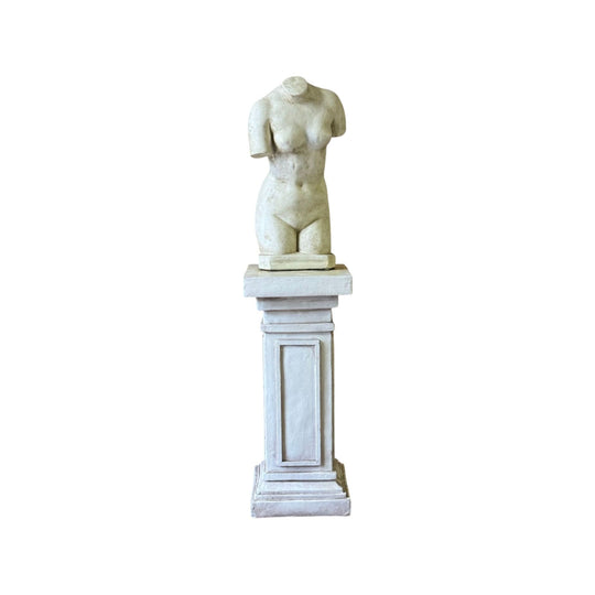 Vintage Bust of Female Form on Plinth