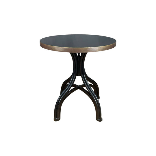 Vintage Cafe Table - Round Black, Thonet