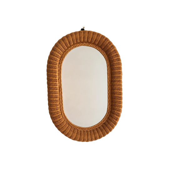 Vintage cane mirror 