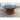 Vintage cane coffee table with smoked glass top