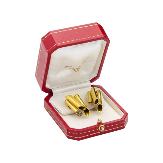 Vintage Cartier Modernist Ear Clips