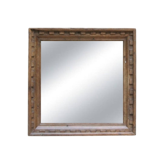 Vintage Carved Framed Wooden Mirror