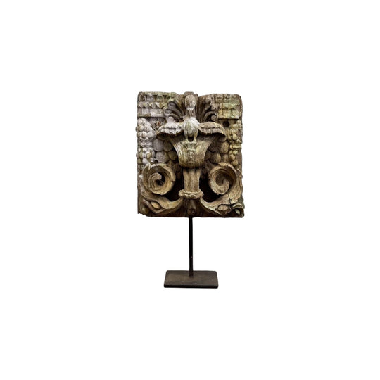 Vintage Carved Panel on Stand I