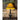Vintage Carved Timber Table Lamp with Yellow Tasselled Block Print Shade | Bazaa | Designer, Vintage and Antique Furniture