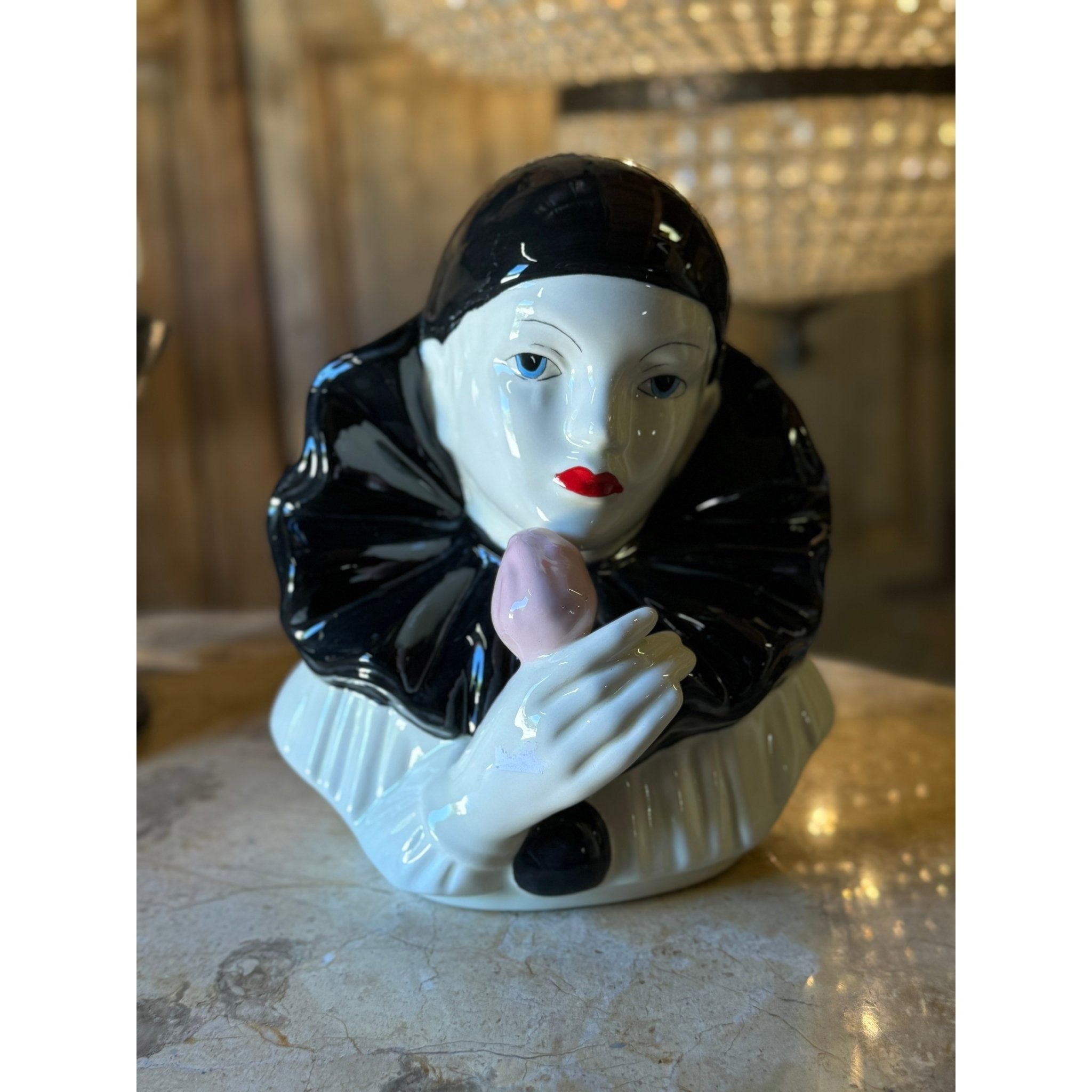 Vintage ceramic clown hotsell