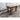 vintage ceramic mosaic coffee table perspective