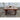 vintage ceramic mosaic coffee table perspective