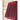 Vintage Ceramic Table Lamp with Red Satin Shade - Made in Italy | Bazaa | Designer, Vintage and Antique Furniture