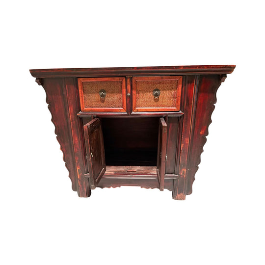 Vintage Chinese Hand Carved Cabinet