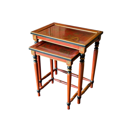 Vintage Chinoiserie Nest Of Tables
