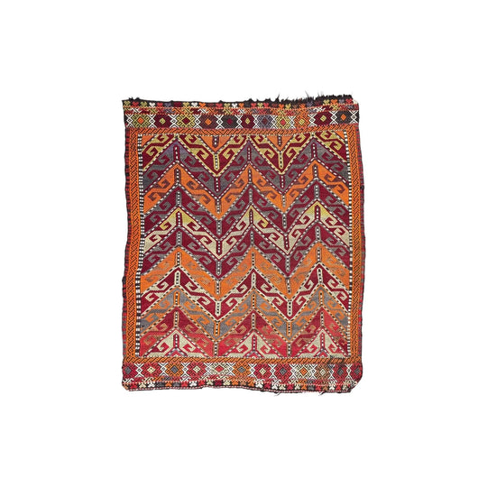 Vintage Cicim Kilim Anatolian Rug