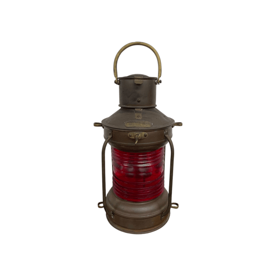 Vintage copper and Brass ships Signal lantern
