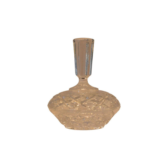 Vintage Crystal Jewellery/trinket Box with Beautiful Lid - Crystal Glass Jewelry Box - Antique Crystal Powder Box