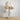 Vintage Crystal Lamp with Original Linen Shade | Bazaa | Designer, Vintage and Antique Furniture