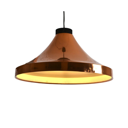 Vintage Danish copper pendant light