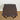 Vintage Dark Stained Cedar Occasional Table | Bazaa | Designer, Vintage and Antique Furniture