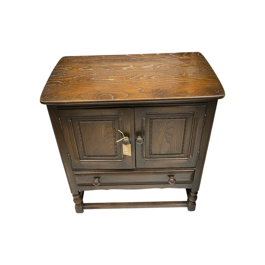 Vintage Dark Wooden Cabinet