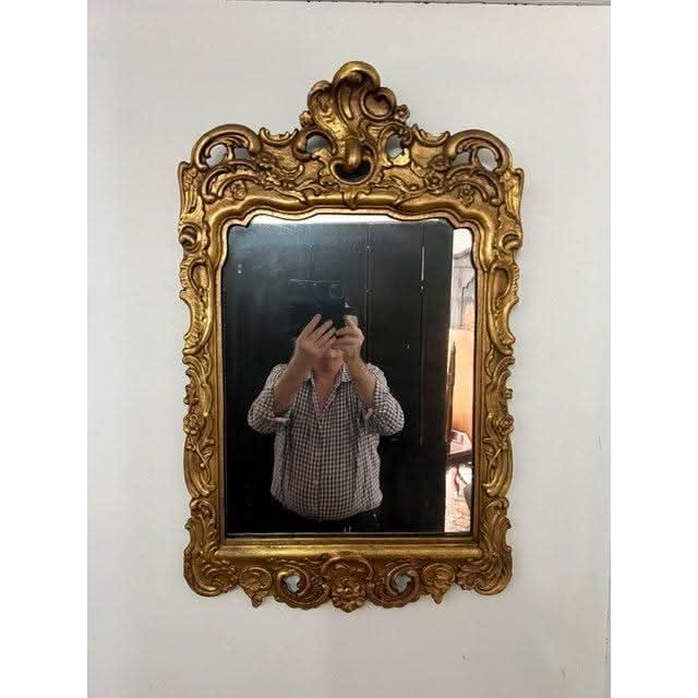Vintage earlier 1900s reproduction of a 17th century French Wall Mirror. | Bazaa | Designer, Vintage and Antique Furniture