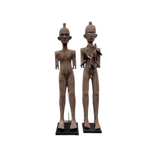 Vintage effigies of Tau Tau ancestors