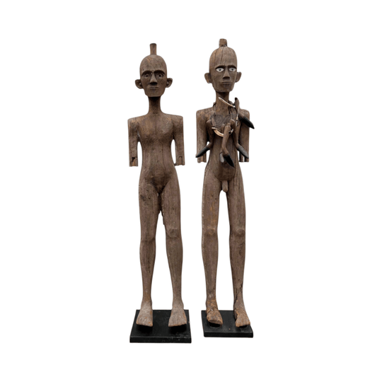 Vintage Effigies of Tau Tau Ancestors - Rare Indonesian Statue