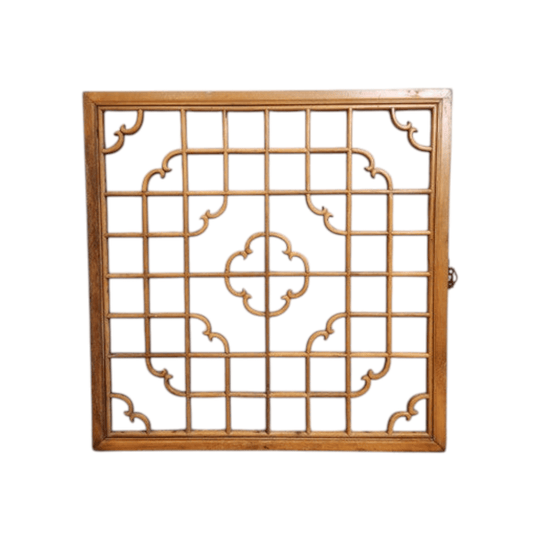 Vintage Elm Chinese Window Frame #2
