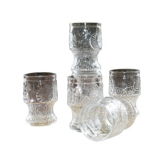 Vintage Fidenza Vetraria Tumblers. set of 6