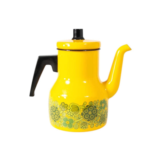 Vintage Finnish enamel coffee pot