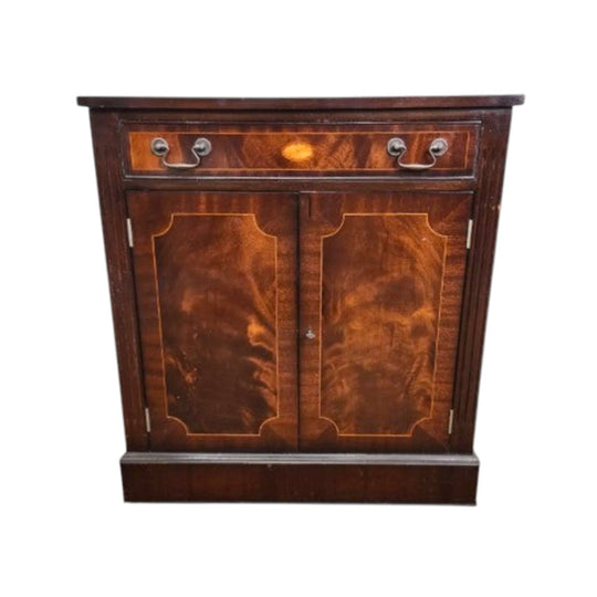 Vintage Flame Mahogany Side Cabinet