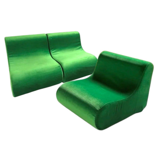 Vintage Foam Modular Armchairs
